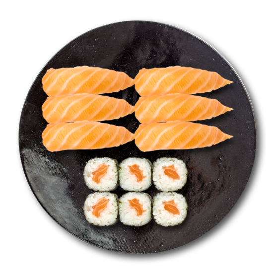 Sushi et Maki Saumon